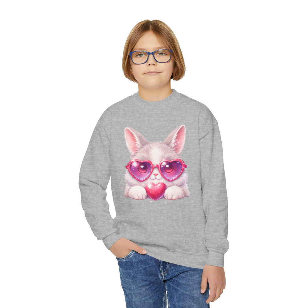 Bunny theme Youth Crewneck Sweatshirt