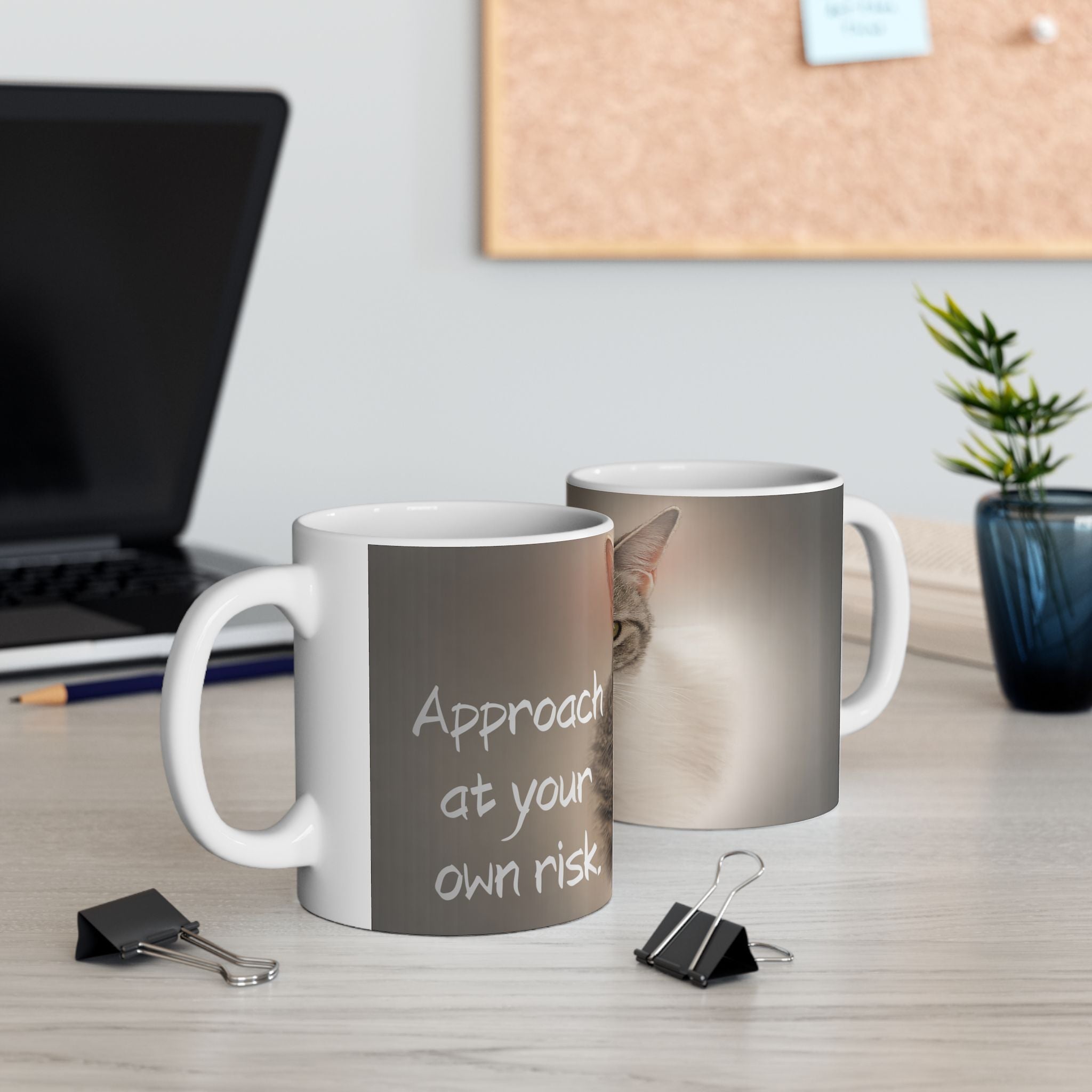 Cat Ceramic Mug with the real attitude