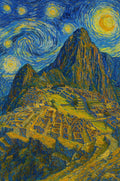 Machu Picchu Paint, digital print